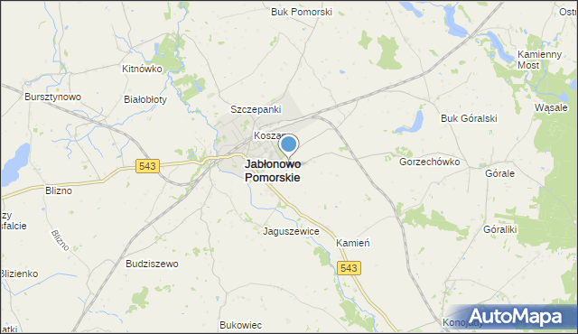 mapa Piecewo, Piecewo gmina Jabłonowo Pomorskie na mapie Targeo